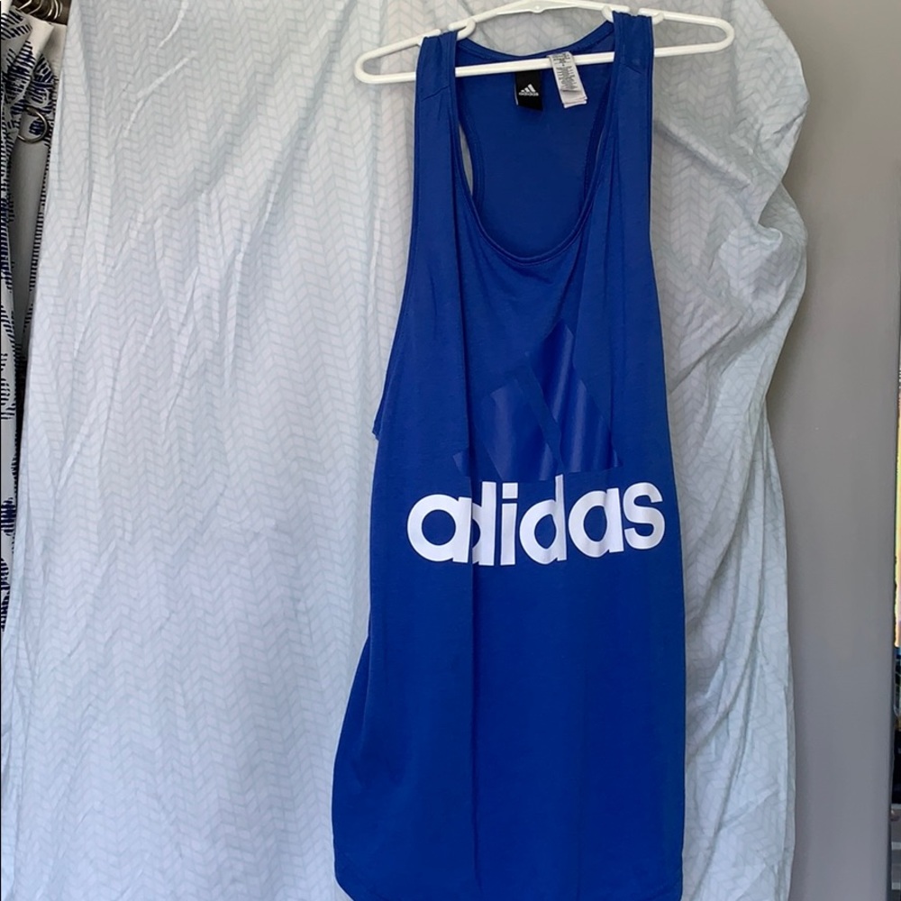 Blue Adidas Tank top
